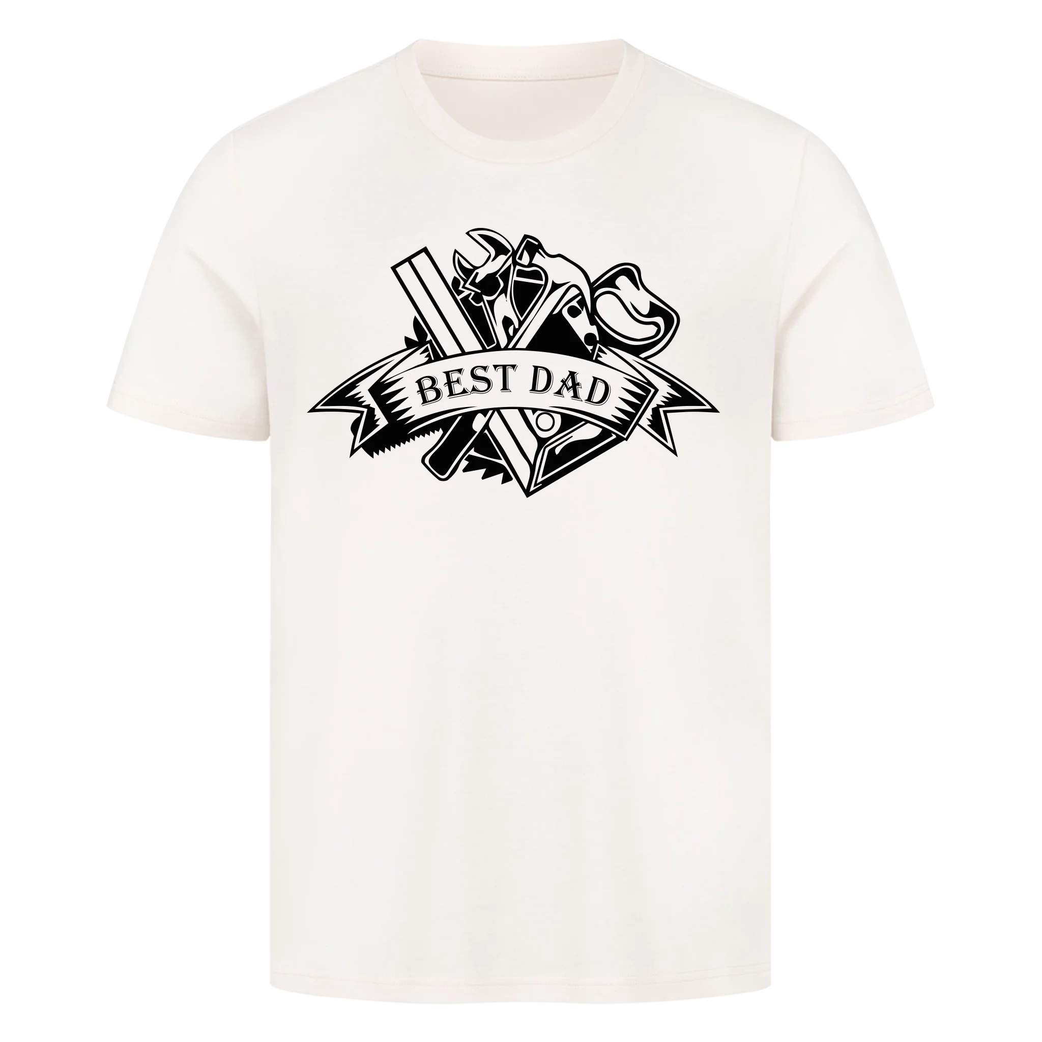 Personalisiertes Premium Shirt mit Front&Backprint-BEST DAD