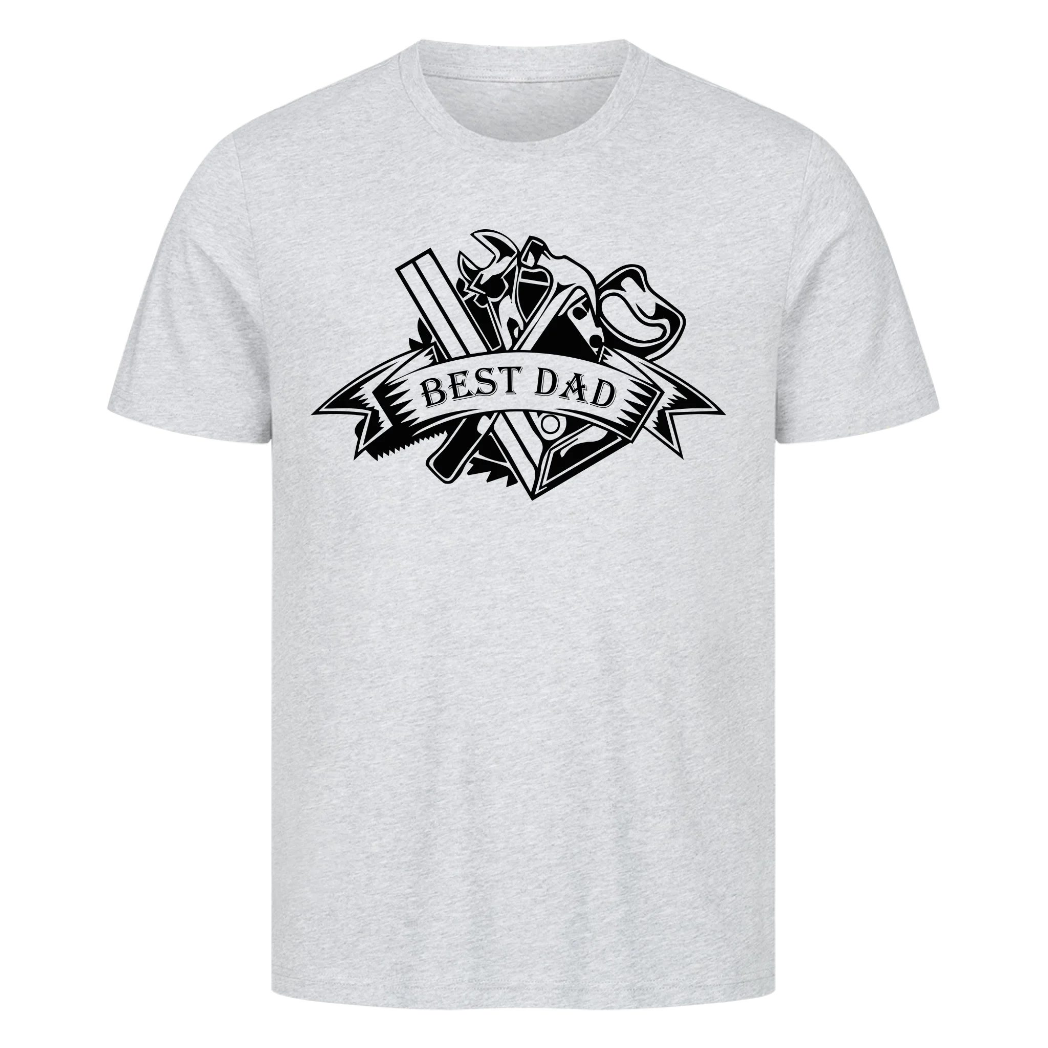 Personalisiertes Premium Shirt mit Front&Backprint-BEST DAD