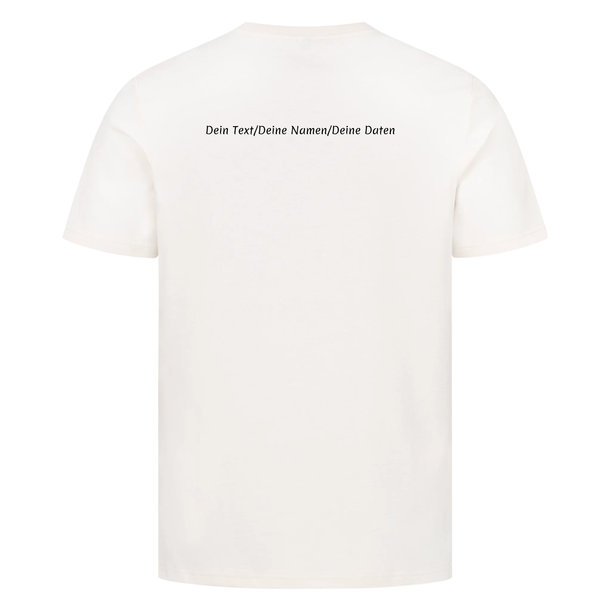 Personalisiertes Premium Shirt mit Front&Backprint-BEST DAD