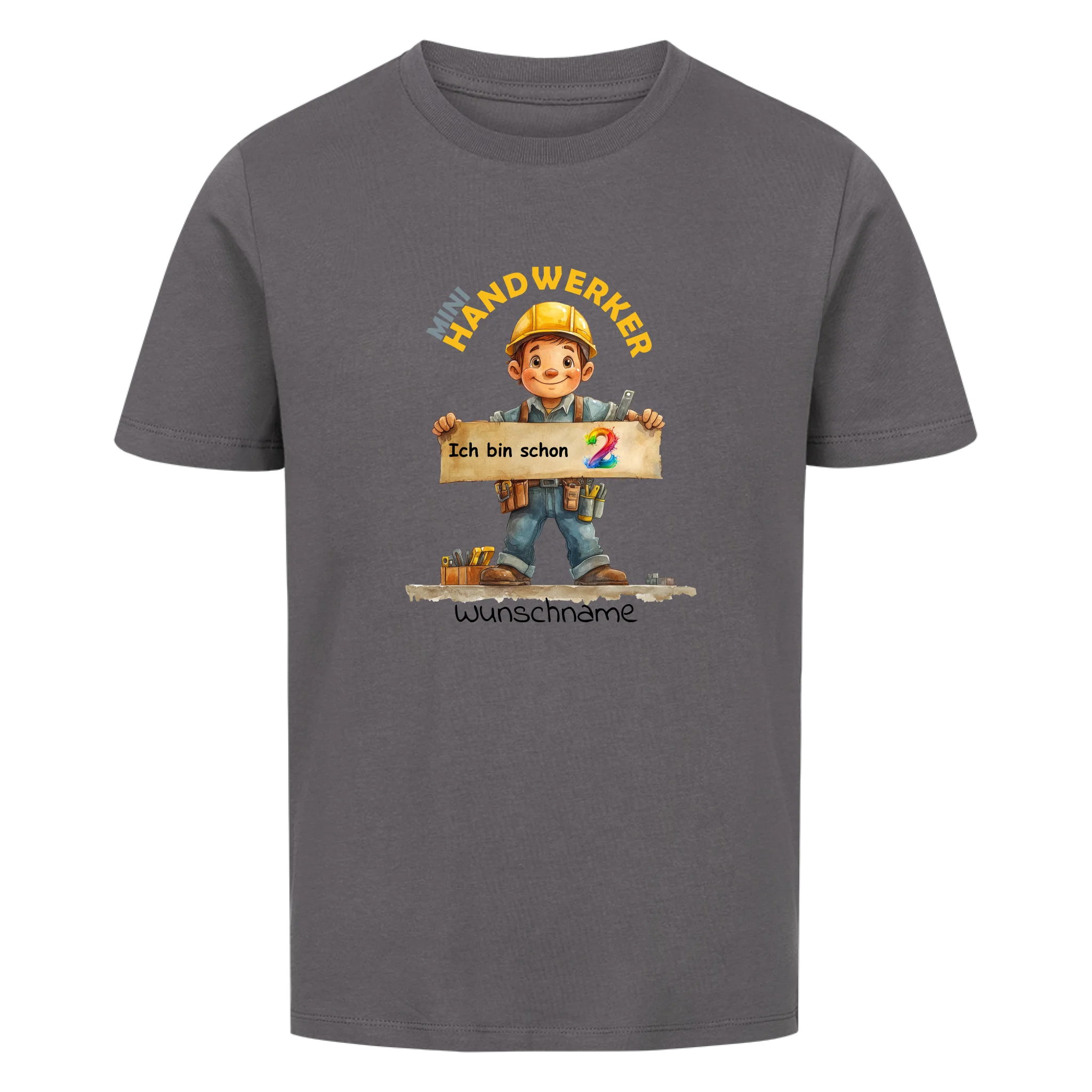 Personalisiertes Premium Shirt für Kinder-Mini Handwerker
