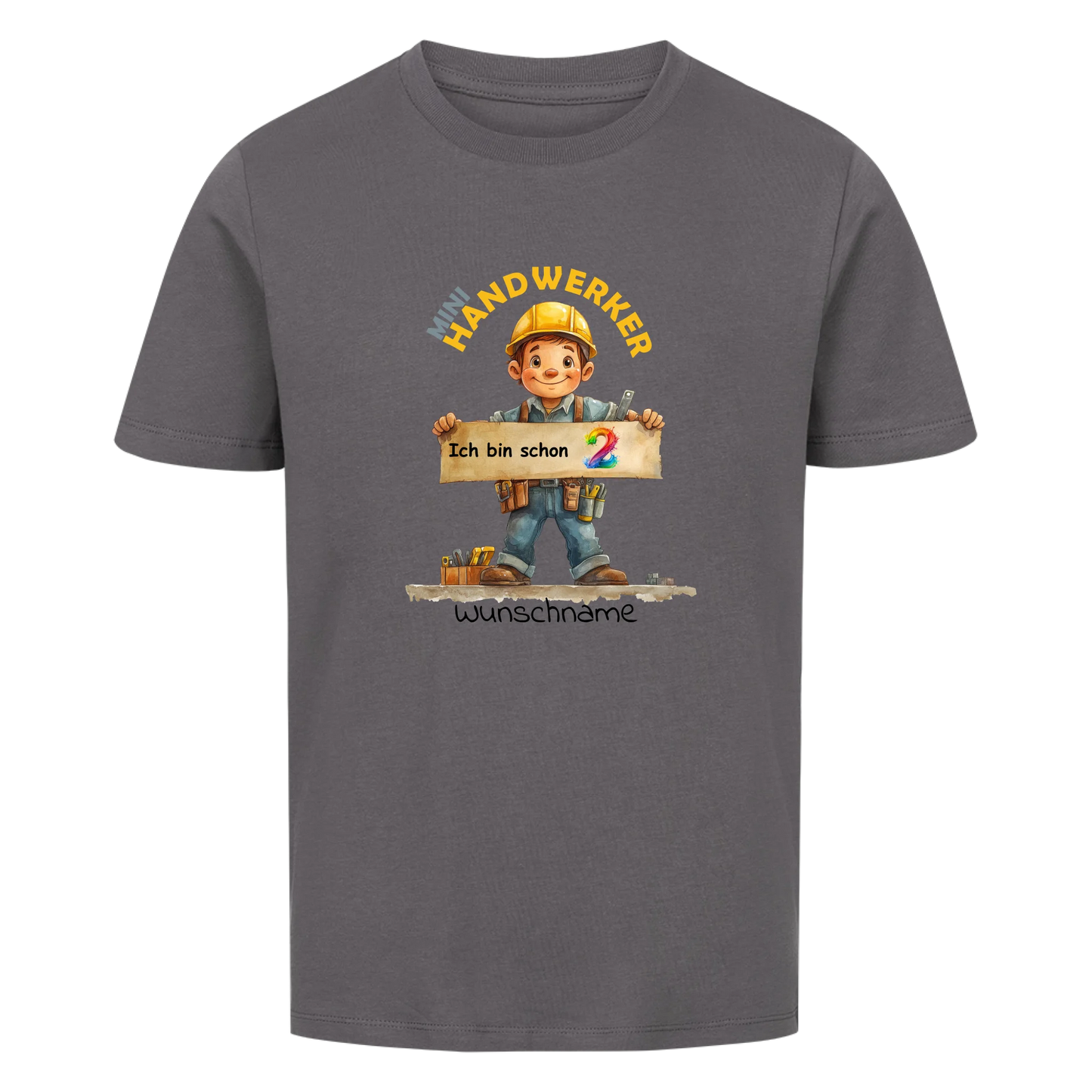 Personalisiertes Premium Shirt für Kinder-Mini Handwerker