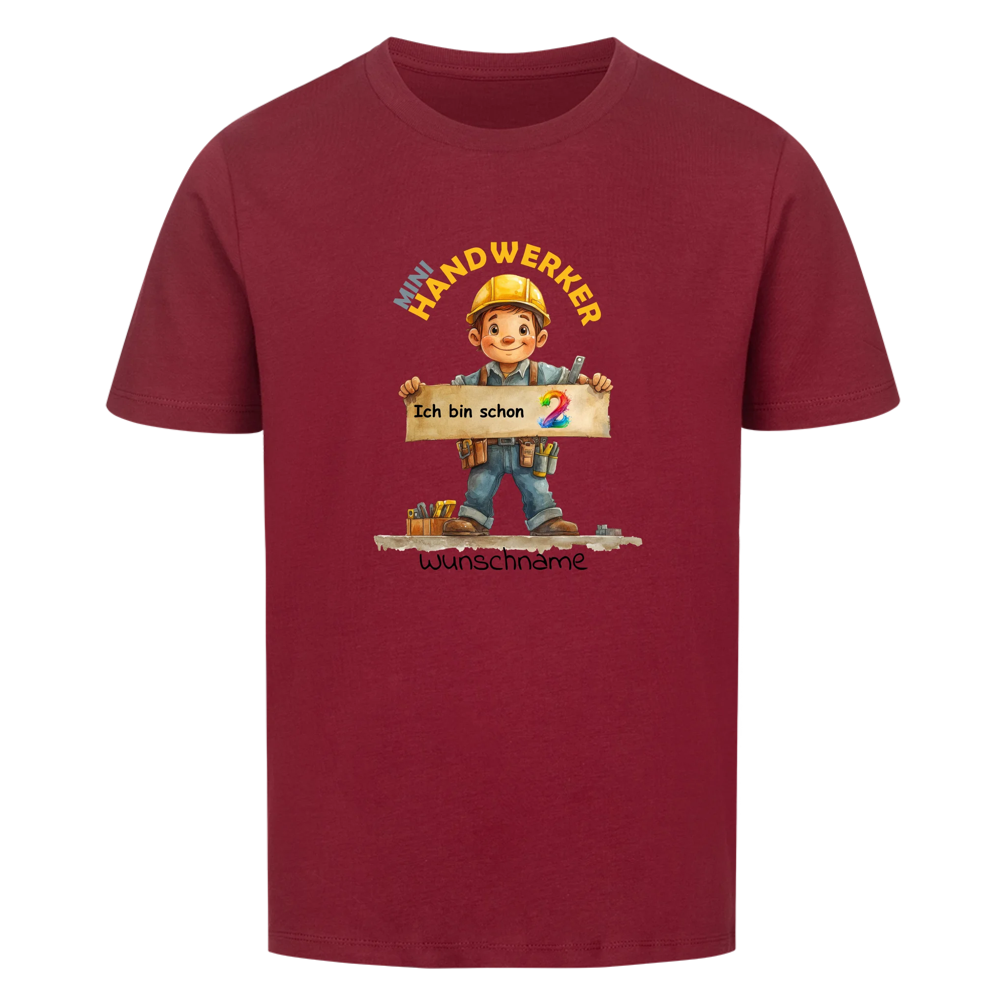 Personalisiertes Premium Shirt für Kinder-Mini Handwerker