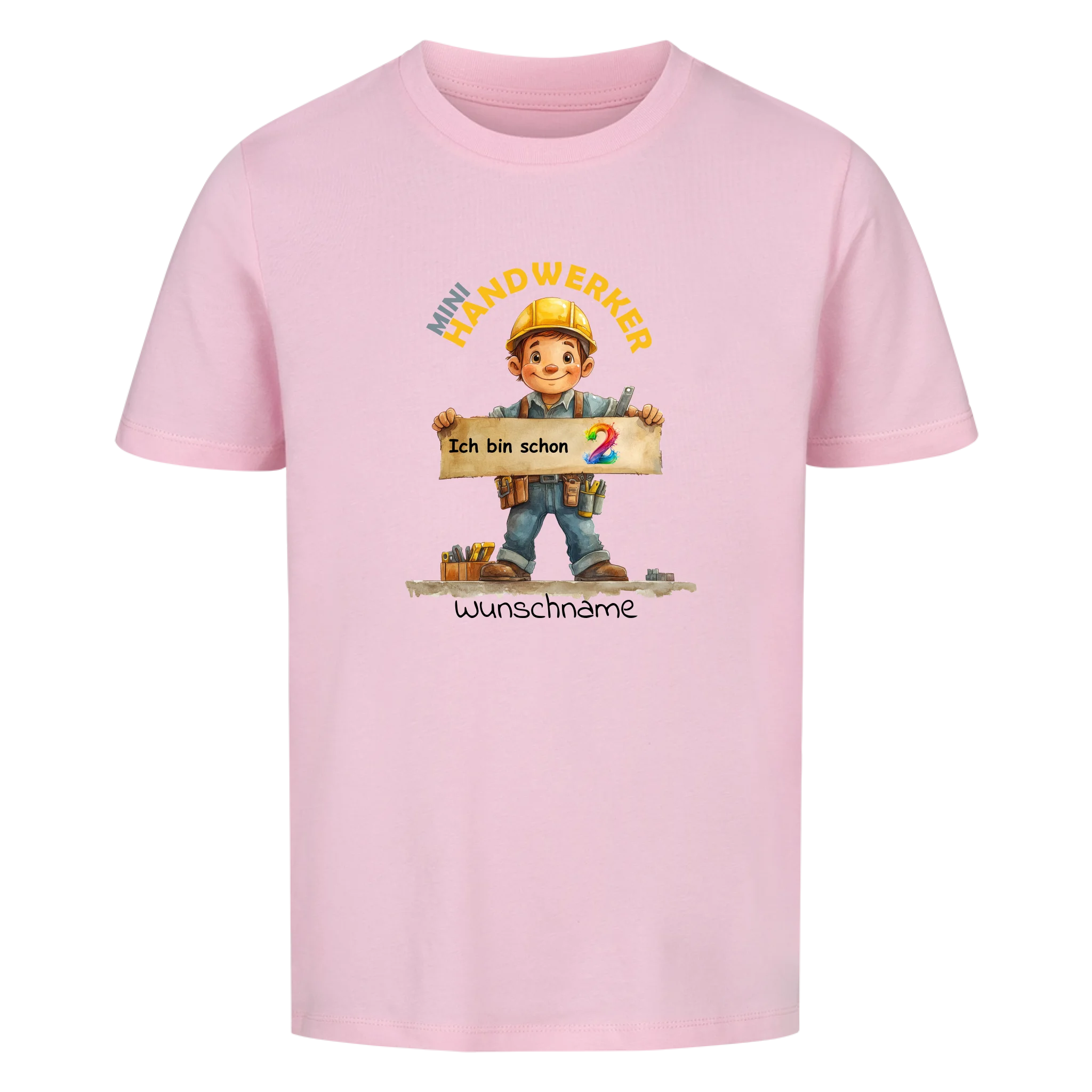 Personalisiertes Premium Shirt für Kinder-Mini Handwerker