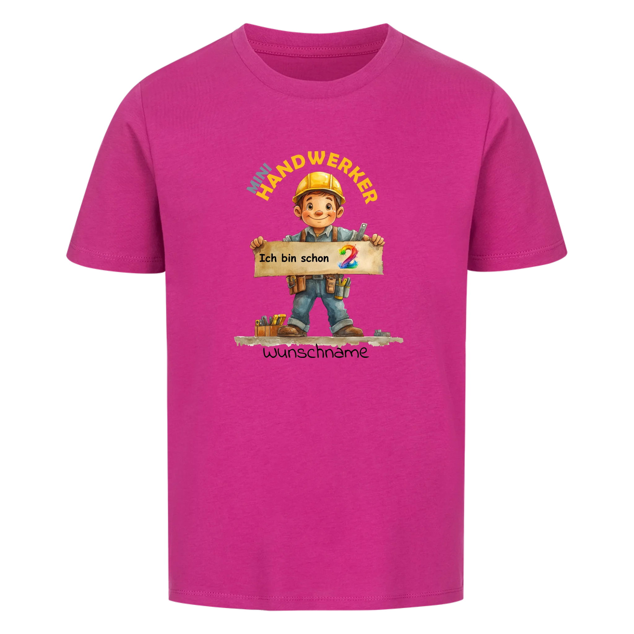 Personalisiertes Premium Shirt für Kinder-Mini Handwerker