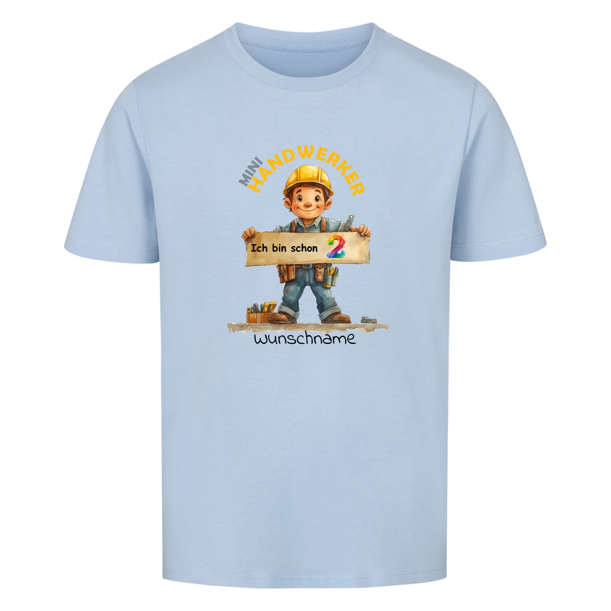 Personalisiertes Premium Shirt für Kinder-Mini Handwerker