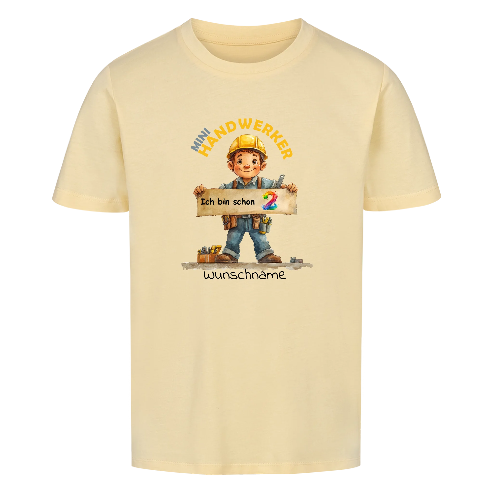 Personalisiertes Premium Shirt für Kinder-Mini Handwerker