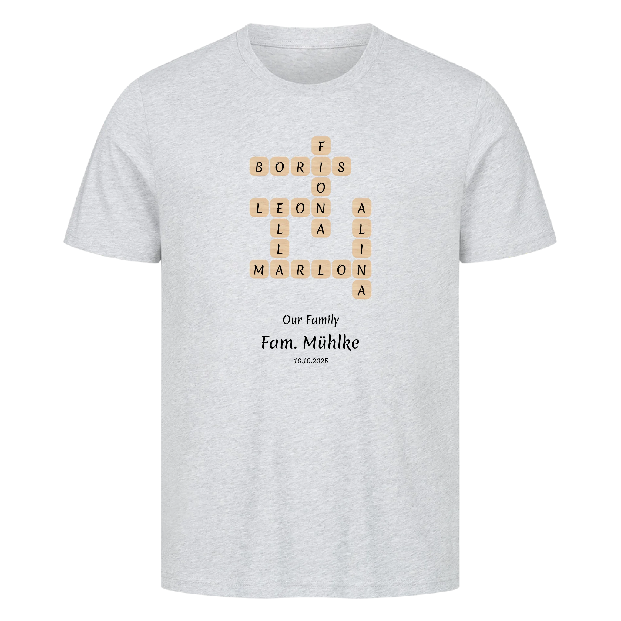 Personalisiertes Shirt-Scrabble feature