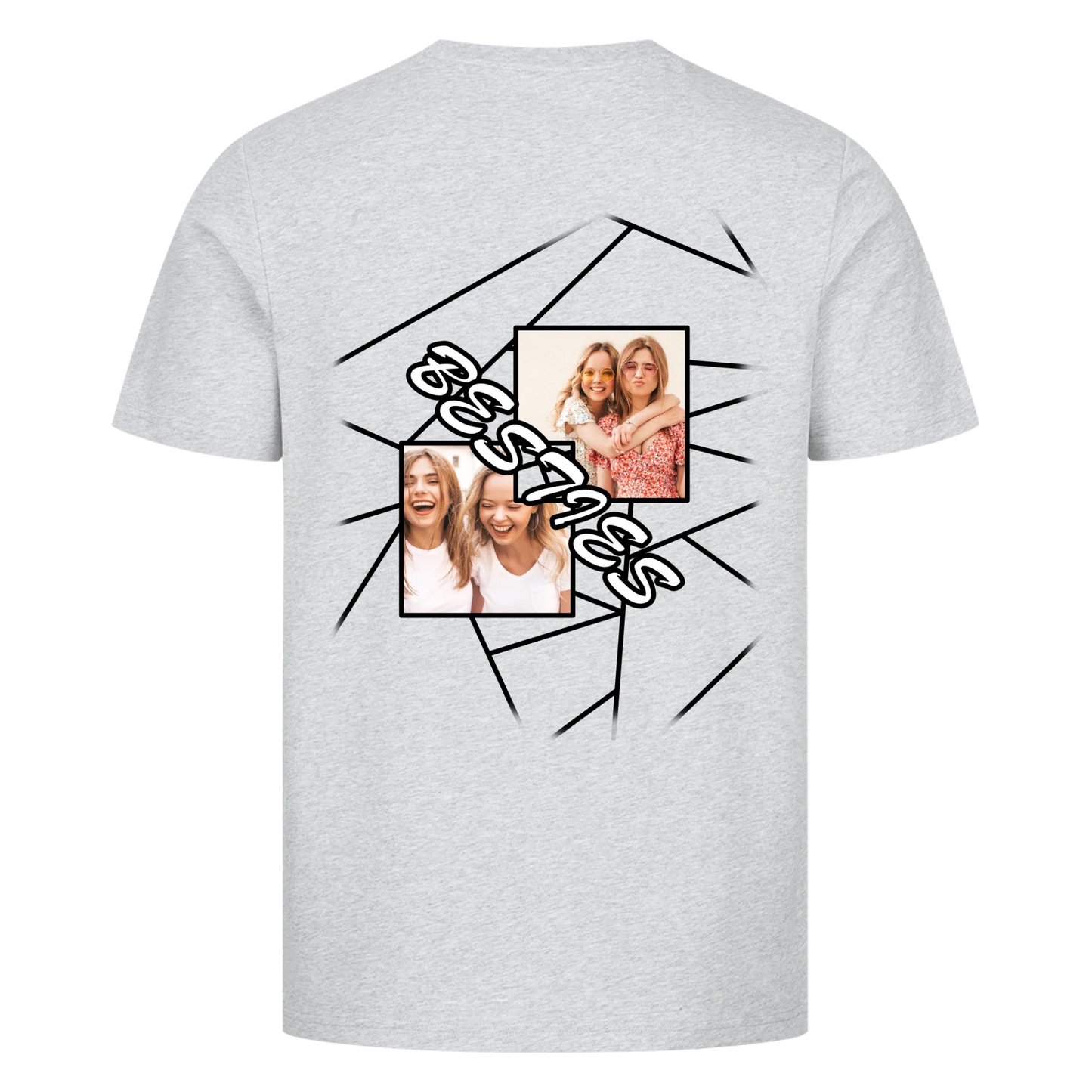 Personalisiertes Premium Shirt-Best Friends-Mosaik