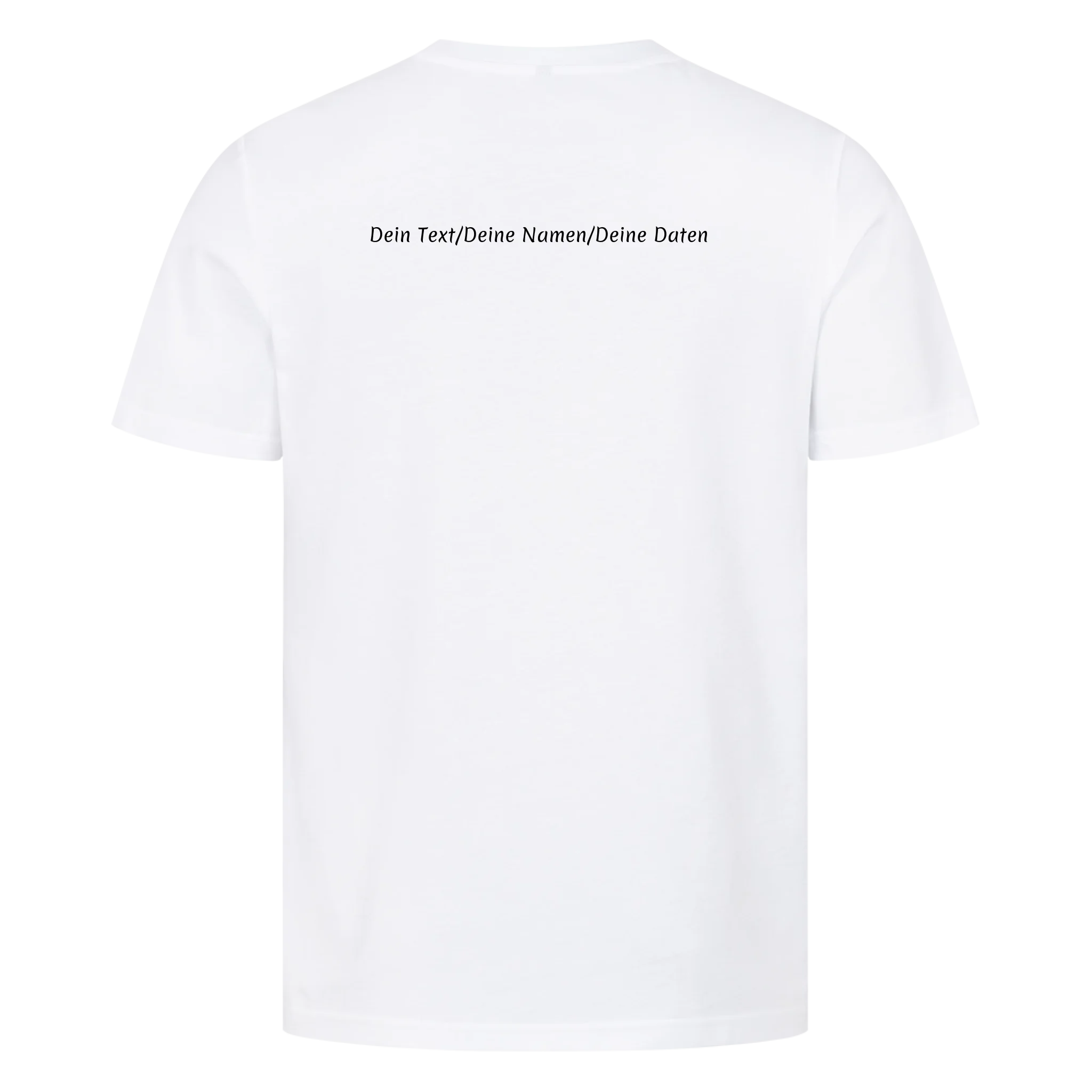 Personalisiertes Premium Shirt mit Front&Backprint-BEST DAD