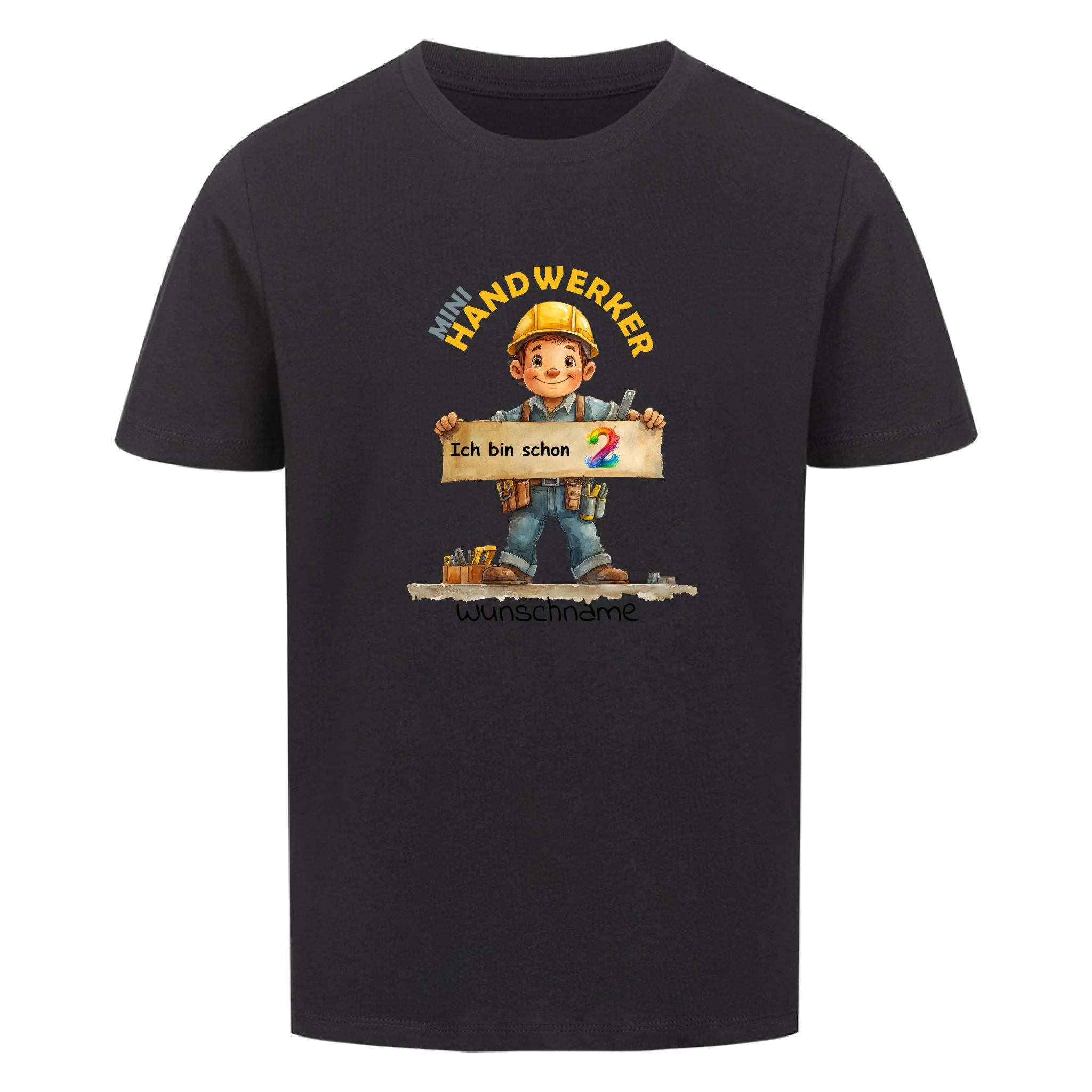 Personalisiertes Premium Shirt für Kinder-Mini Handwerker