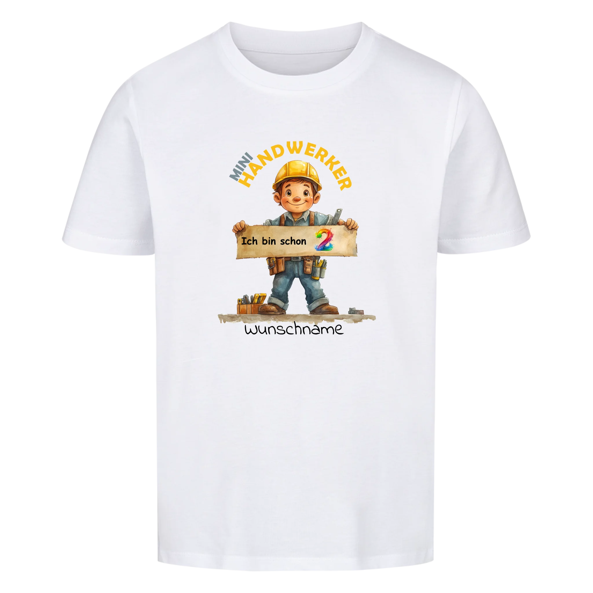 Personalisiertes Premium Shirt für Kinder-Mini Handwerker