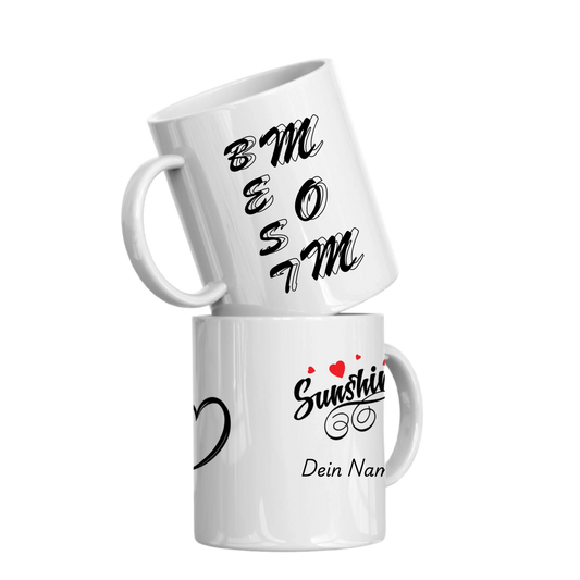 Black and White Minimalist Mug Mockup Facebook Post