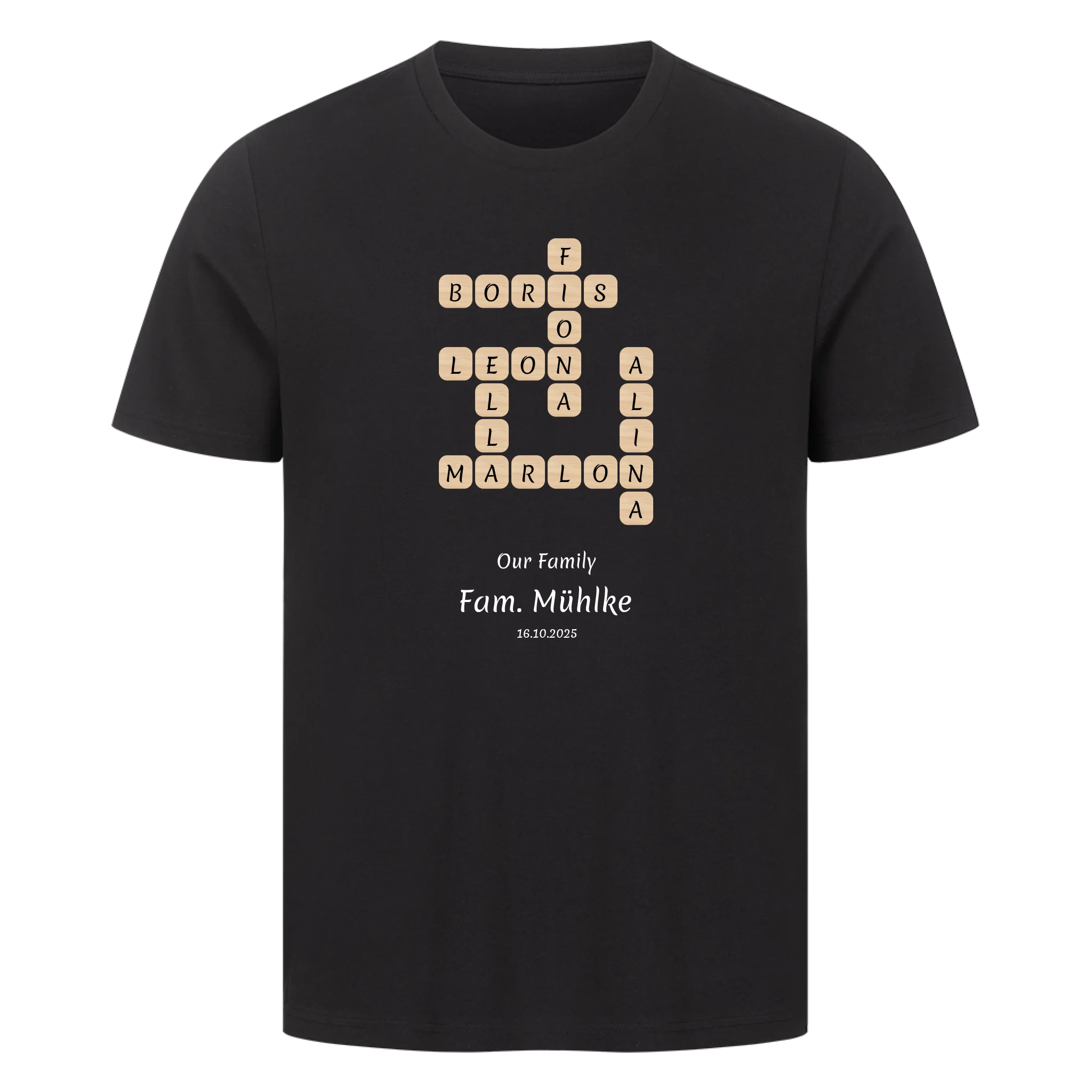 Personalisiertes Shirt-Scrabble feature