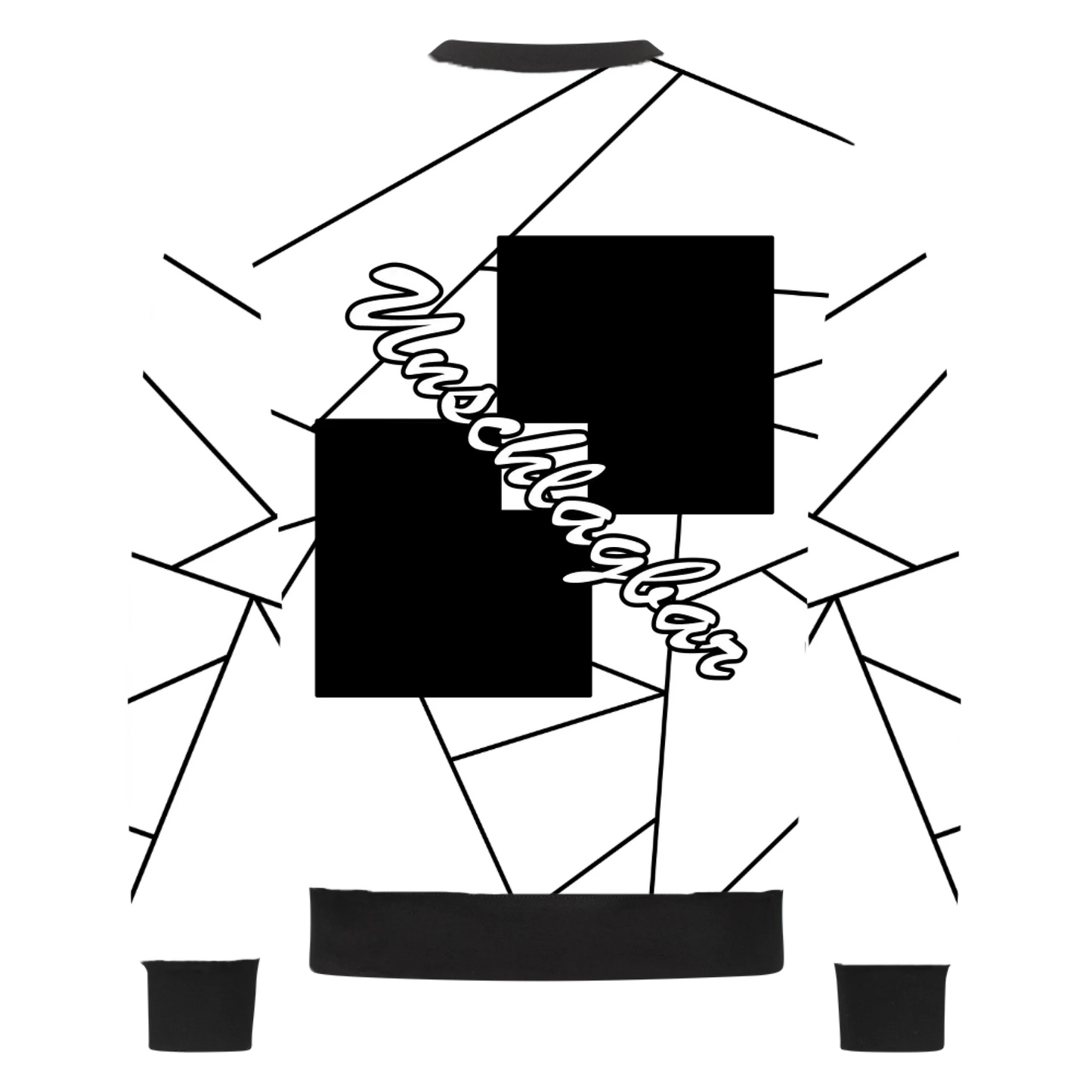 AOP Mockup Vorlage Sweatshirt back