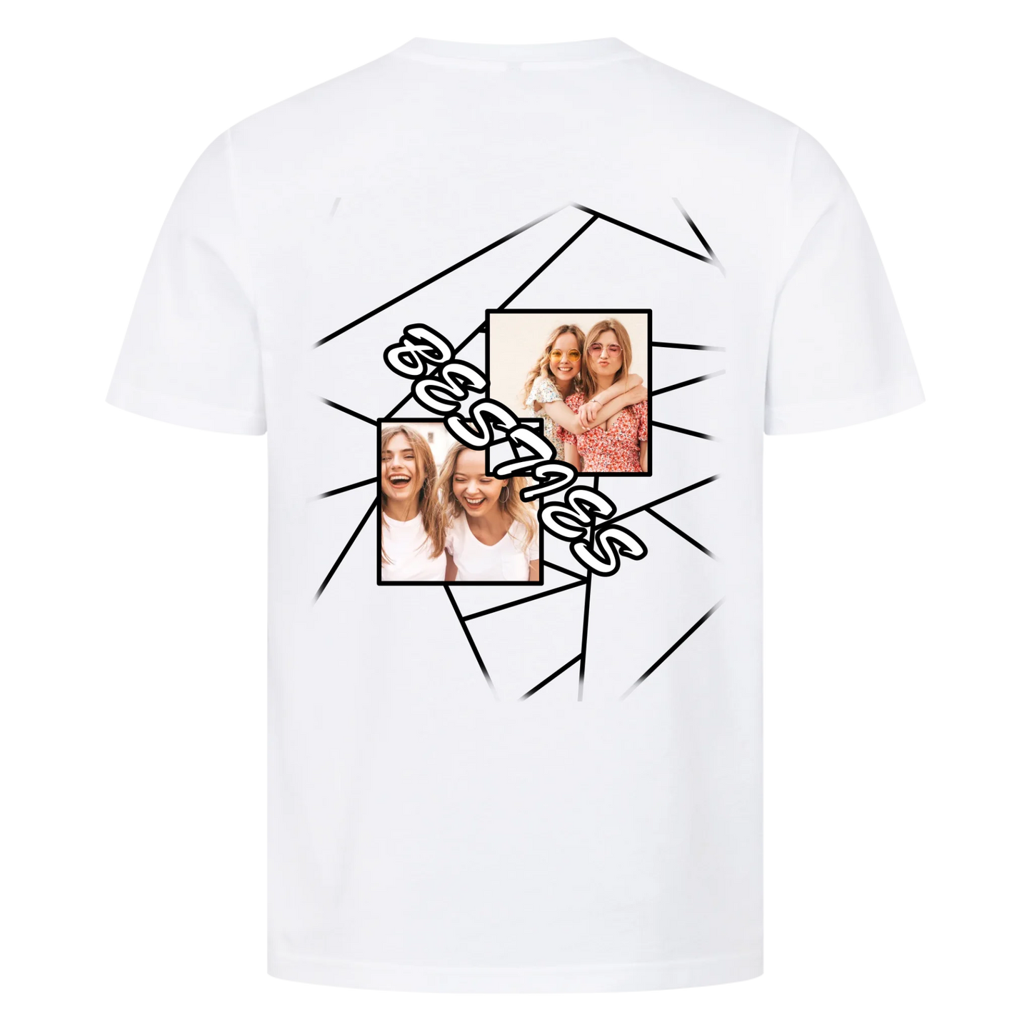 Personalisiertes Premium Shirt-Best Friends-Mosaik